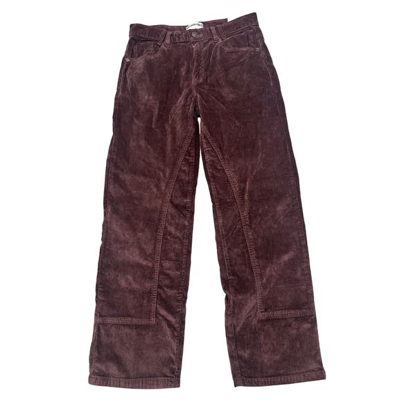 NWT We the Free Risk Taker High Rise Straight Corduroy Chocolate Truffle, 28 - Picture 2 of 8